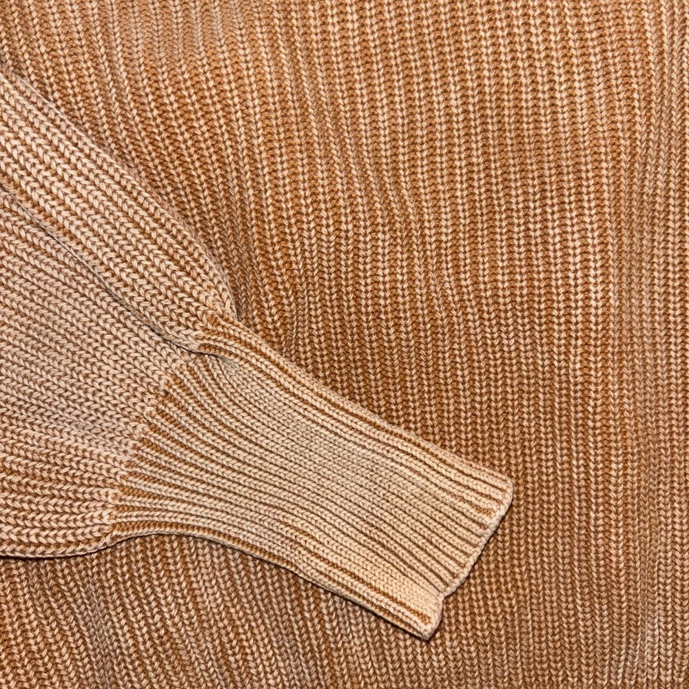 Aerie Tan Cowl Neck Sweater - Picture 3 of 5